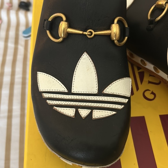 Gucci/Adidas Line Clogs - Like New - Worn Once twice with box - paid $1250. - Picture 4 of 7